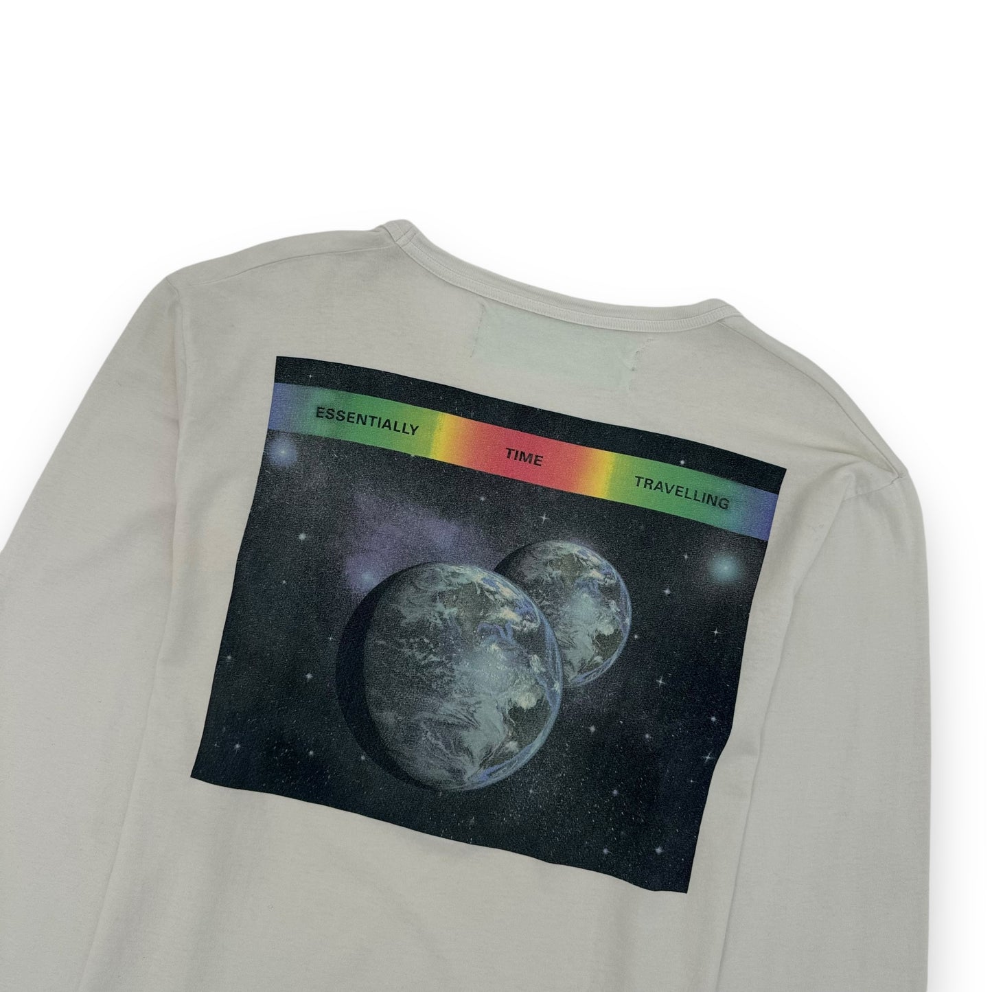 OFF-WHITE ART DAD LLC NEW SPACE LONG-SLEEVE T-SHIRT WHITE XL