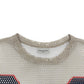 DRIES VAN NOTEN OVERSIZED HEGLAND PRINTED MESH JERSEY GREY L