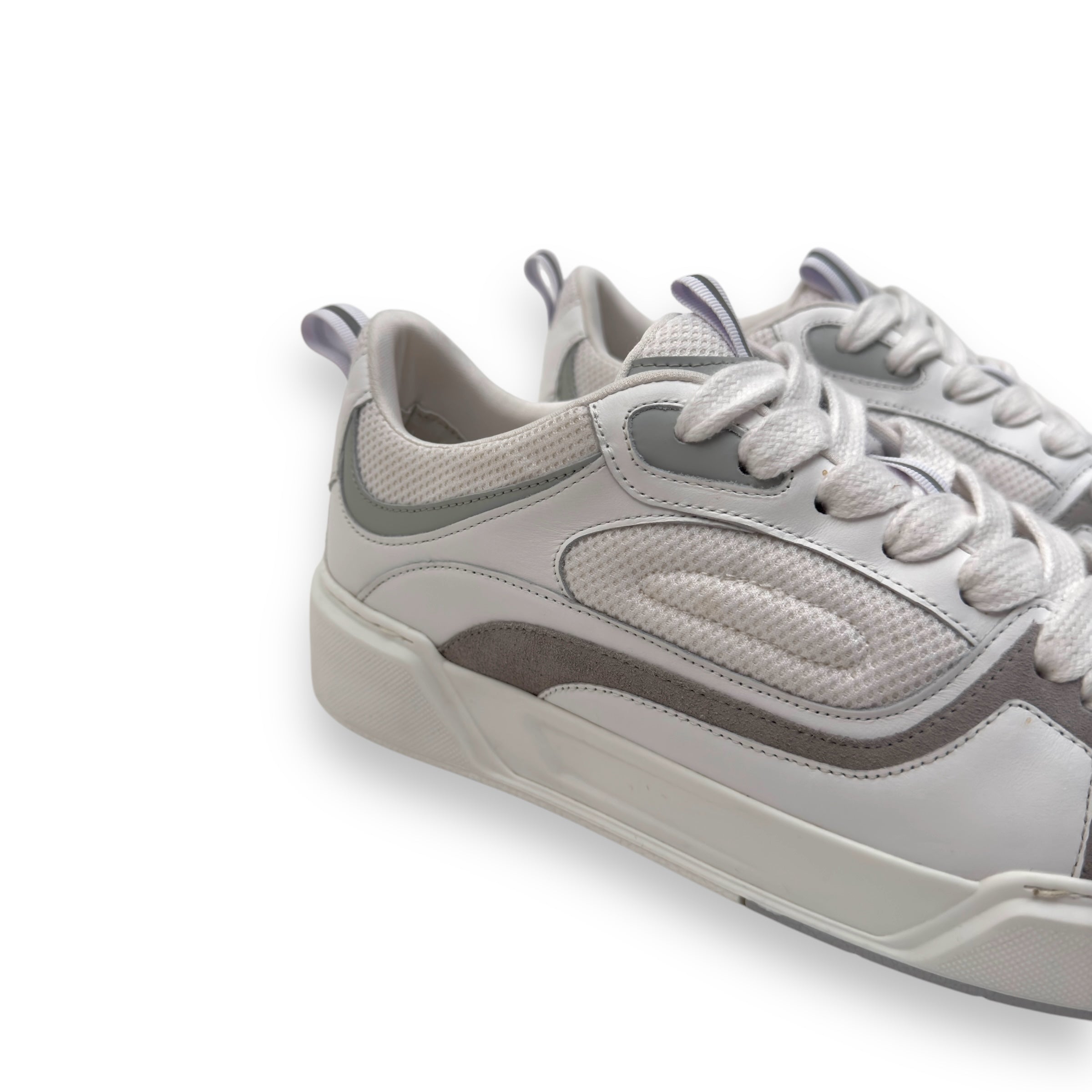 CLEENS ESSENTIALS SKATE SNEAKER FROST WHITE UK11