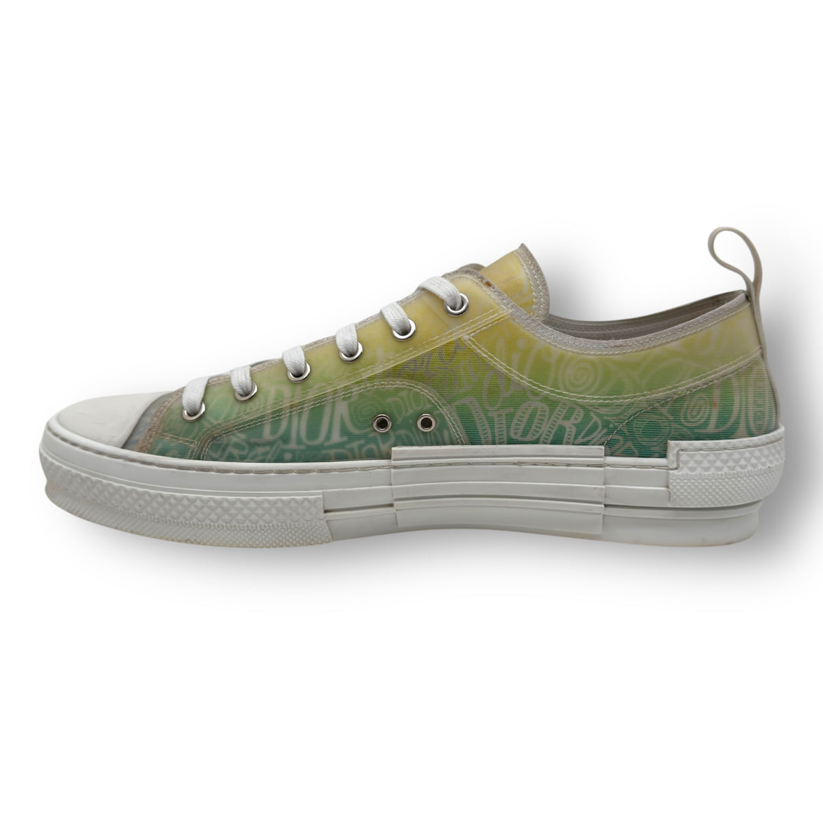DIOR X SHAWN STUSSY B23 LOW-TOP SNEAKER BLUE / GREEN EU45 / UK11