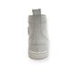 CHRISTIAN LOUBOUTIN LOU SPIKE FLAT CALF HIGH TOP SNEAKER WHITE UK10.5