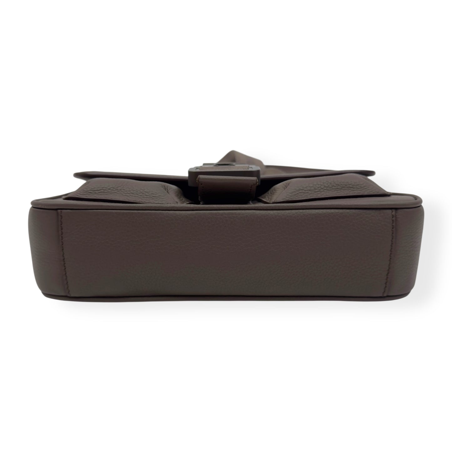 DIOR HIT THE ROAD GRAINED CALFSKIN SHOULDER BAG BROWN S