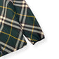 BURBERRY CHECK PRINTED JACKET GREEN L