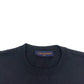 LOUIS VUITTON COTTON INTARSIA STUDIOS T-SHIRT BLACK / WHITE XXL