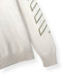 OFF-WHITE ARROW DIAG OUTLINE KNITTED SWEATER TOFU / GREEN XL