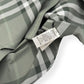 BURBERRY OVERSIZED TARTAN-CHECKERED SHORT SLEEVE SHIRT GREEN S