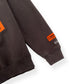HERON PRESTON HERON PRINT CREWNECK SWEATER BROWN / ORANGE L
