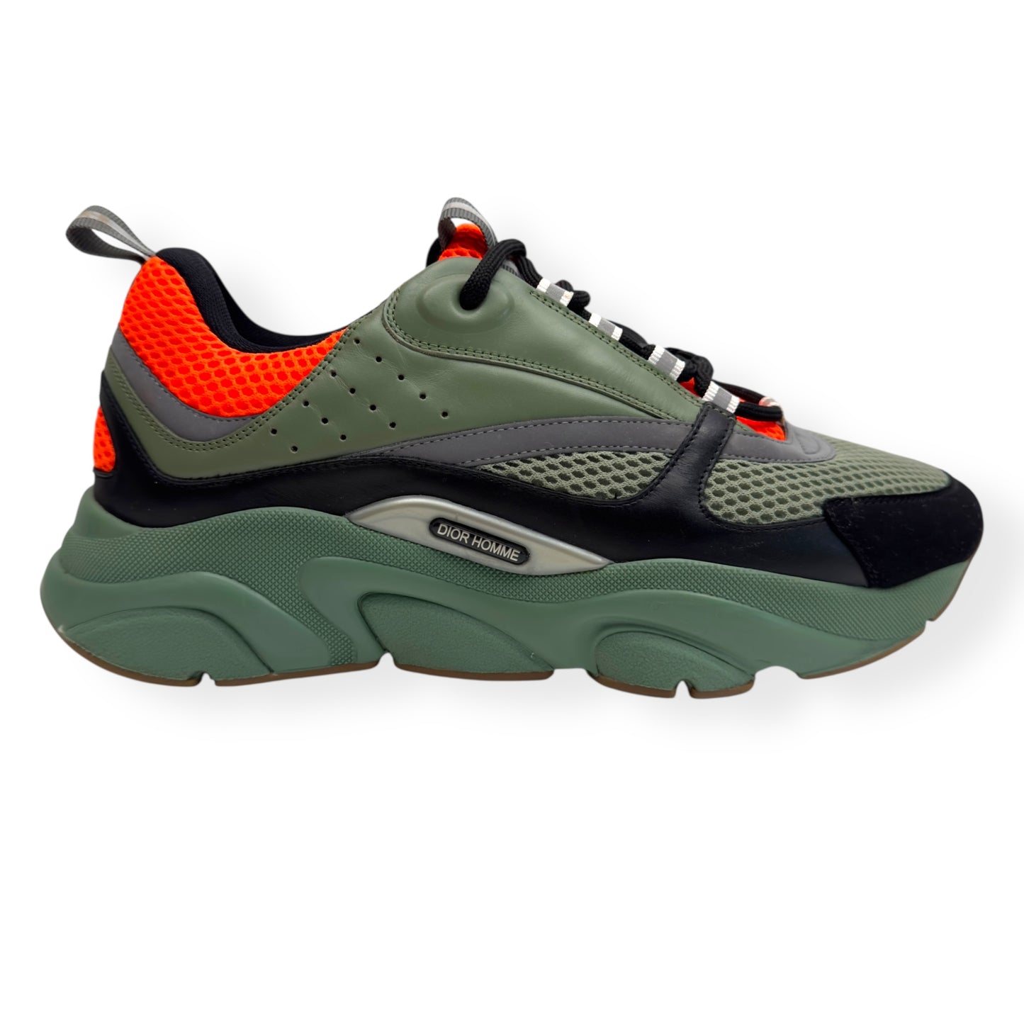 DIOR B22 SNEAKER GREEN / ORANGE UK10