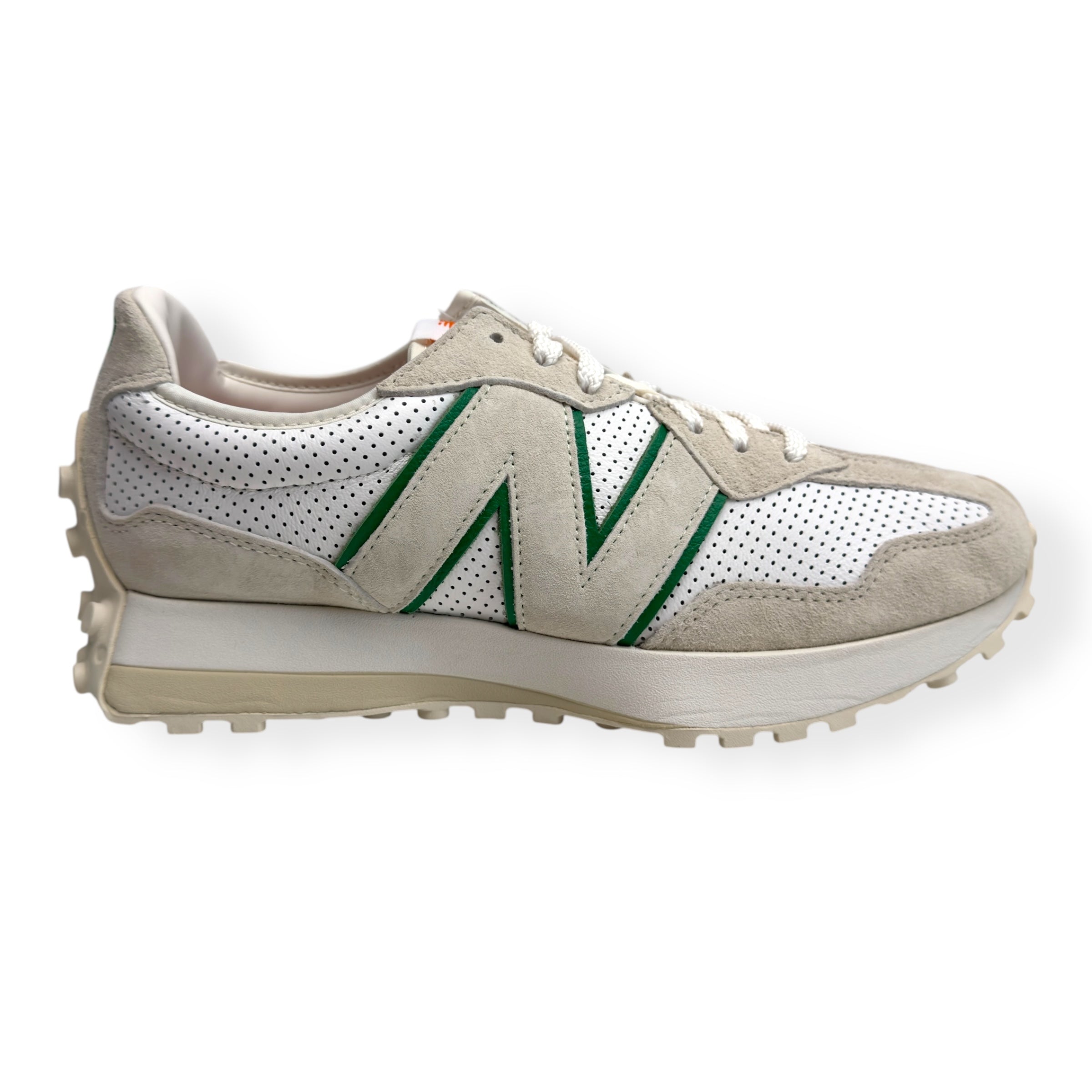 NEW BALANCE X CASABLANCA 327 SNEAKER WHITE / GREEN UK9.5