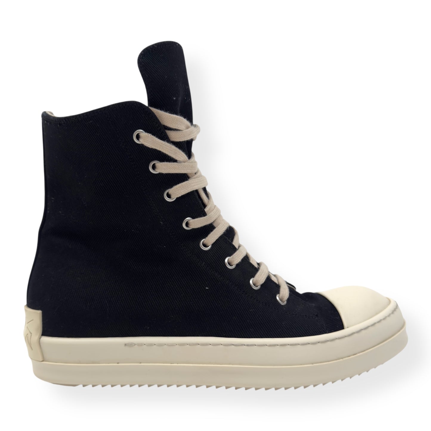 RICK OWENS DRKSHDW HOLLYWOOD HIGH TOP SNEAKER DARK DUST / MILK UK8