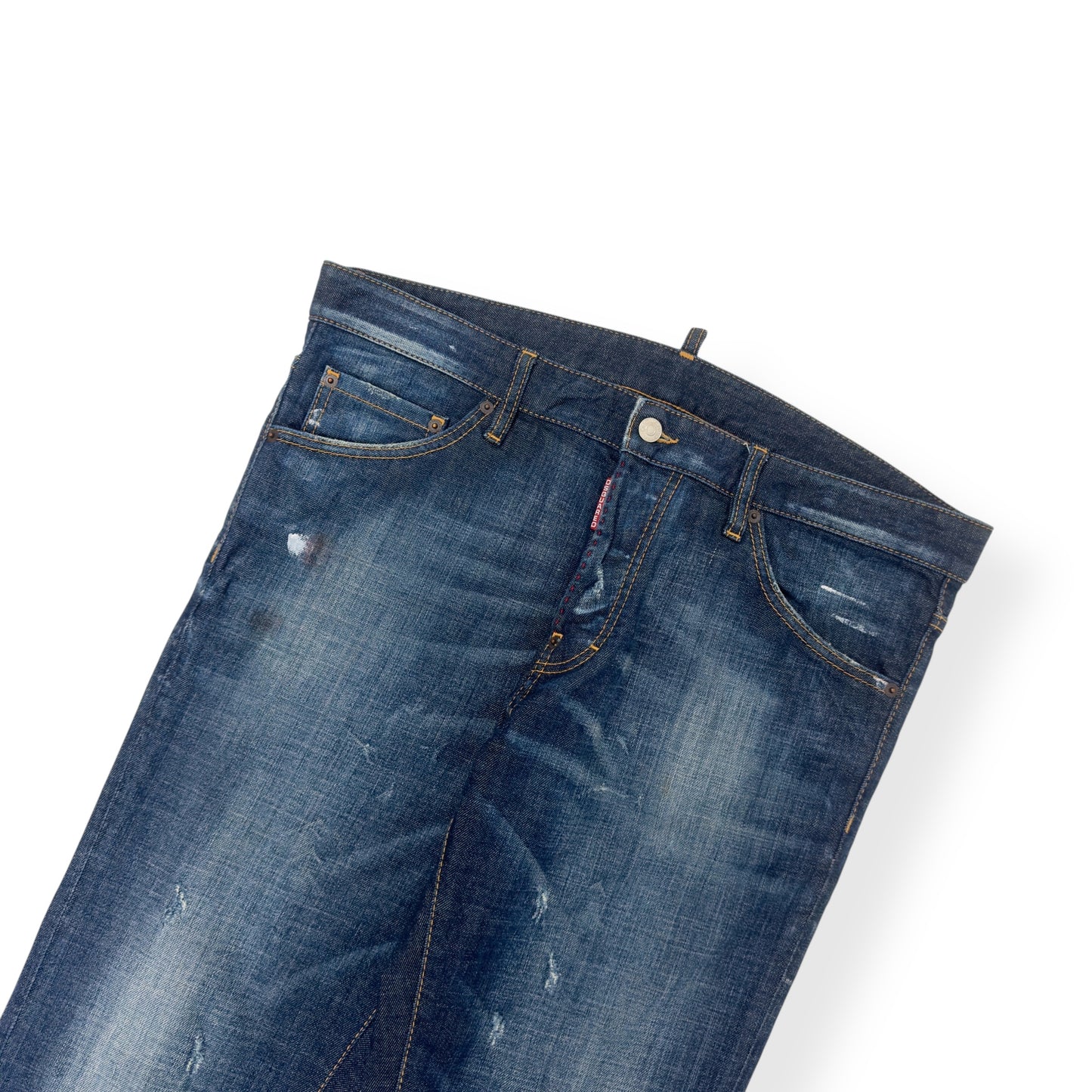 DSQUARED DISTRESSED DENIM JEANS BLUE 52 / XL