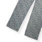 CASABLANCA BLEACHED MONOGRAM STRAIGHT-LEG DENIM JEANS BLUE W26”