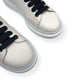 ALEXANDER MCQUEEN OVERSIZED LEATHER / SNAKESKIN SNEAKER WHITE / BLACK 42 / UK8