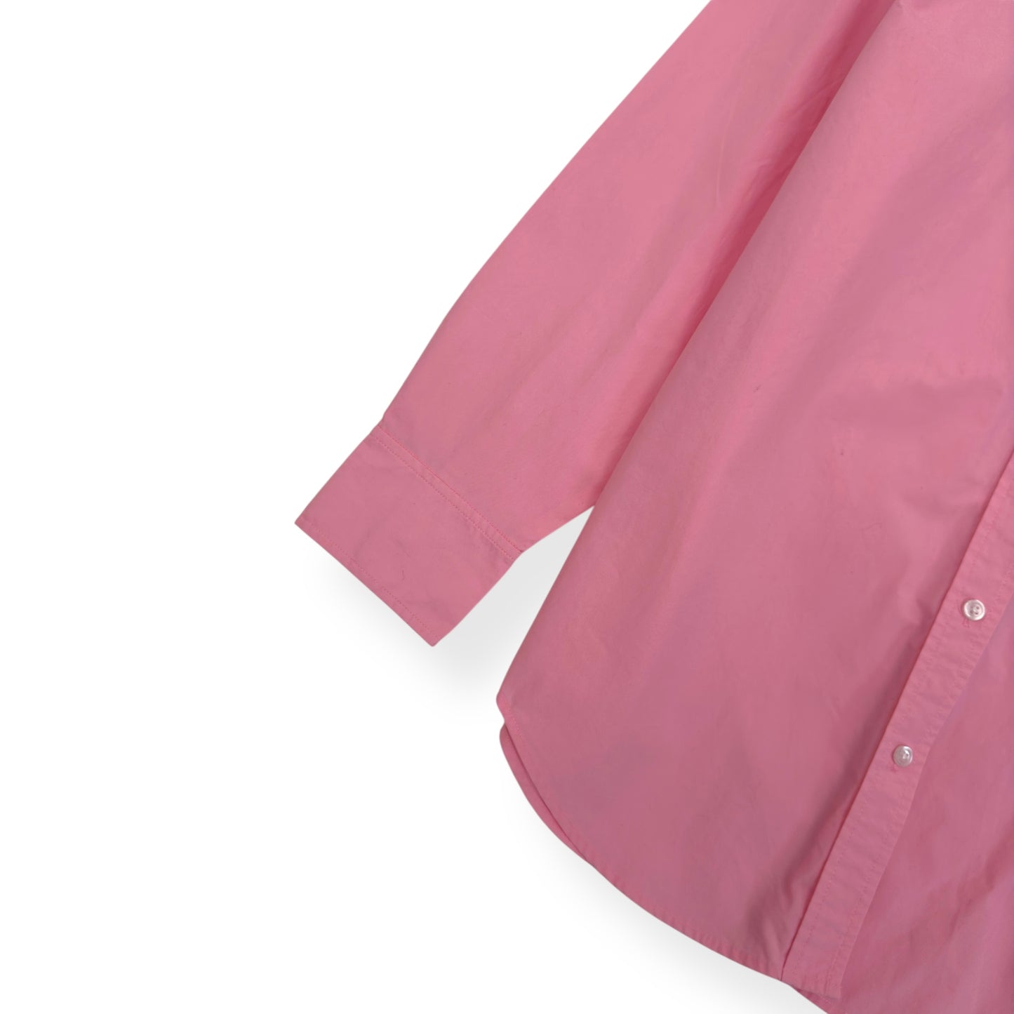 ALEXANDER WANG COTTON BUTTON-UP SHIRT PINK XS