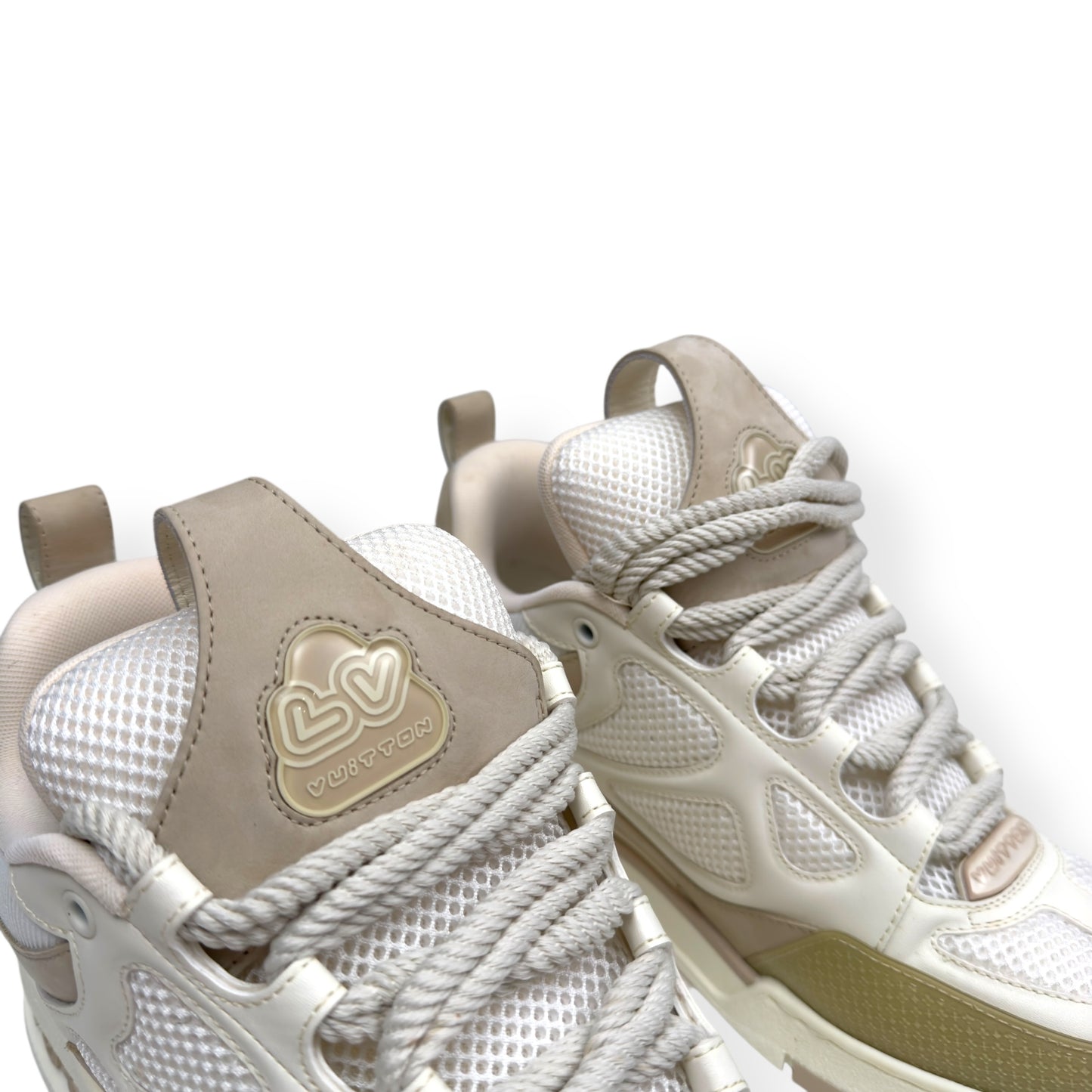 LOUIS VUITTON LV SKATE SNEAKER LUXURY BEIGE UK7