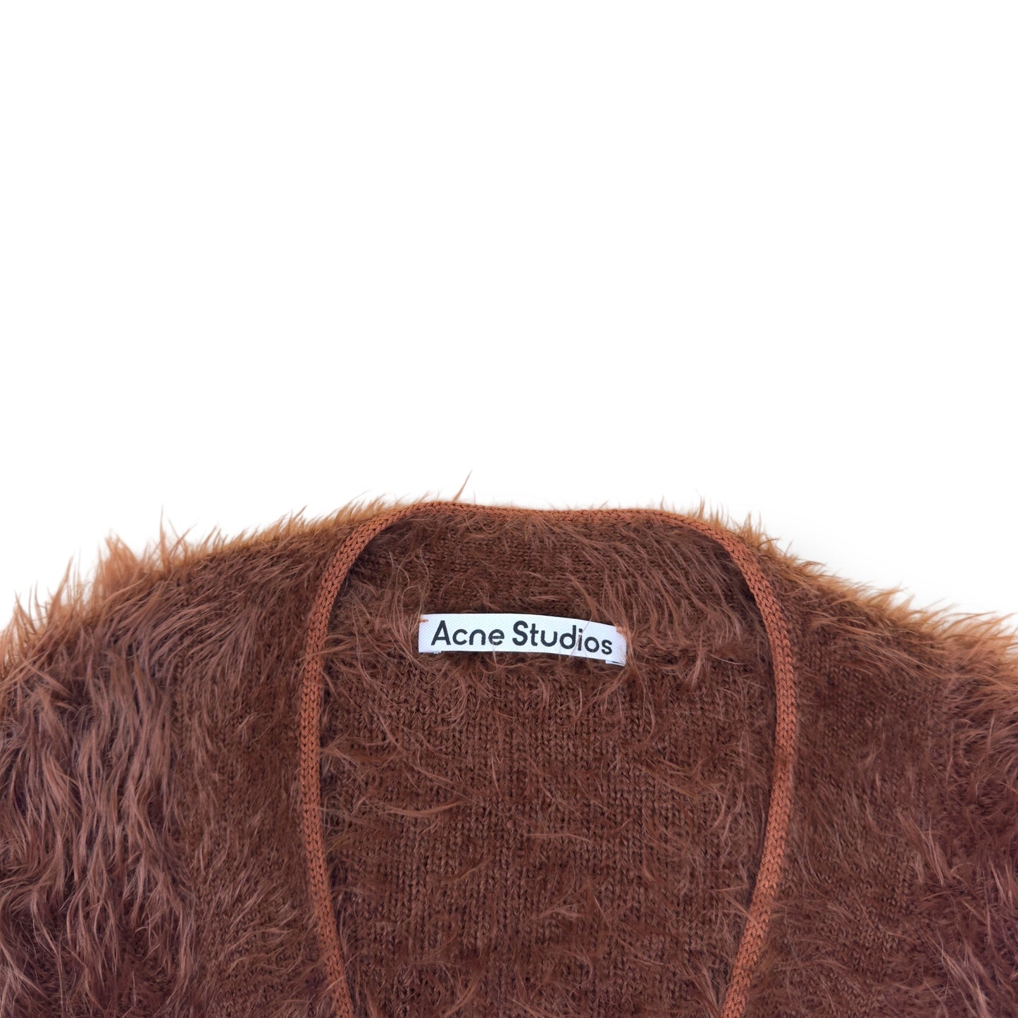 ACNE STUDIOS KELFI CARDIGAN BROWN M