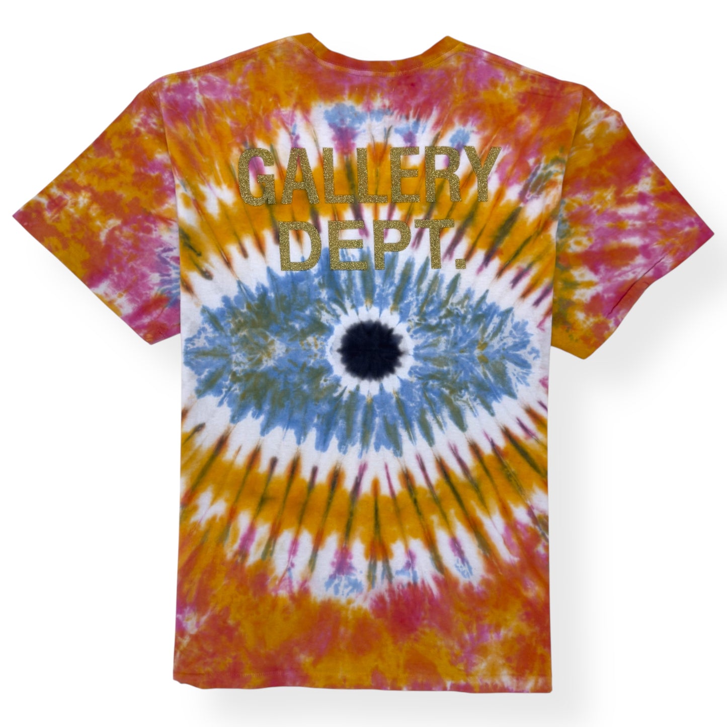 GALLERY DEPT. EYE DYE COTTON T-SHIRT MULTICOLOURED XL
