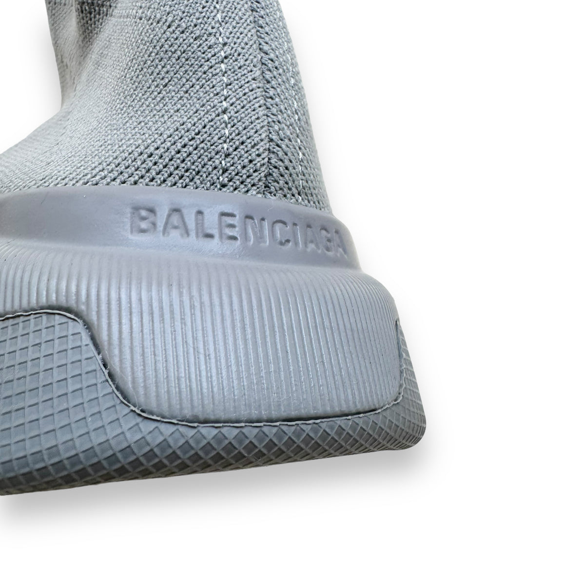 BALENCIAGA SPEED 2.0 KNIT SNEAKER GREY UK5