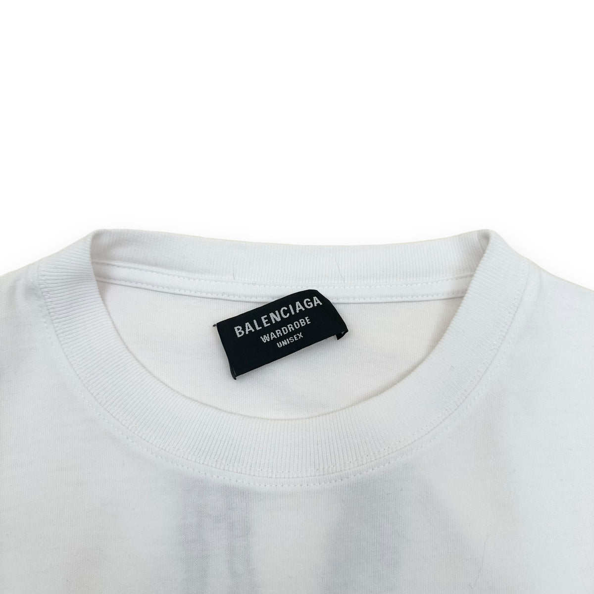 BALENCIAGA OVERSIZED SMILEY T-SHIRT WHITE M