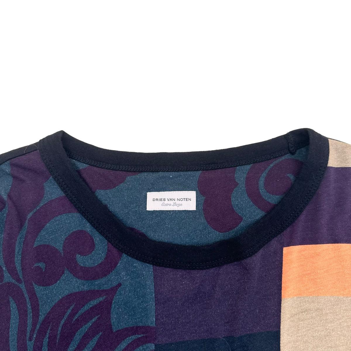 DRIES VAN NOTEN HAGER MULTI PATCH T-SHIRT XL
