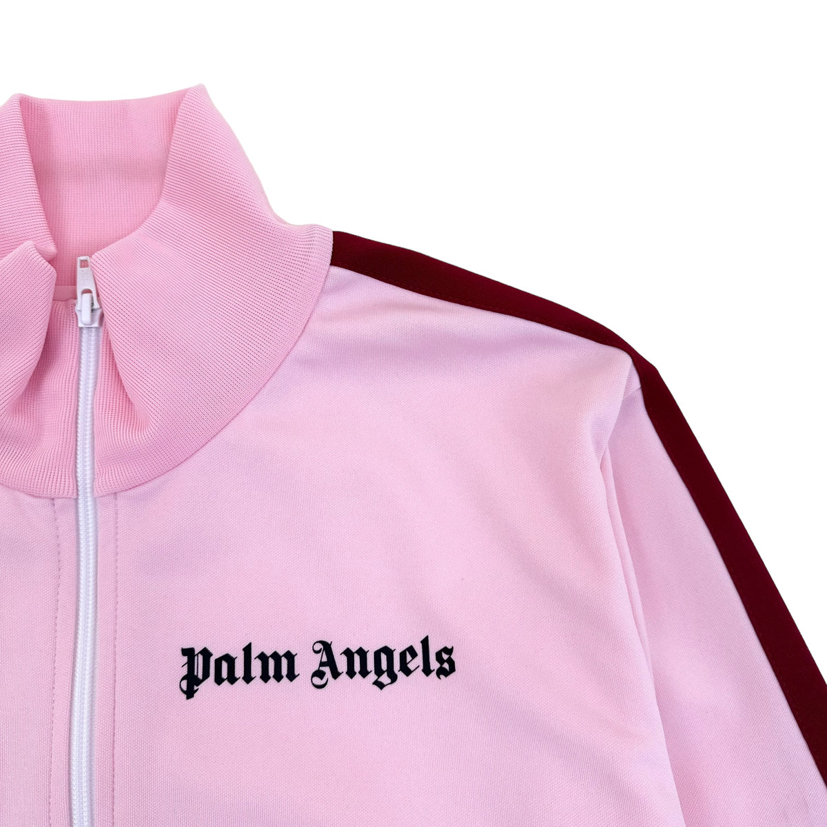 PALM ANGELS CLASSIC TRACK JACKET PINK / BURGUNDY XL