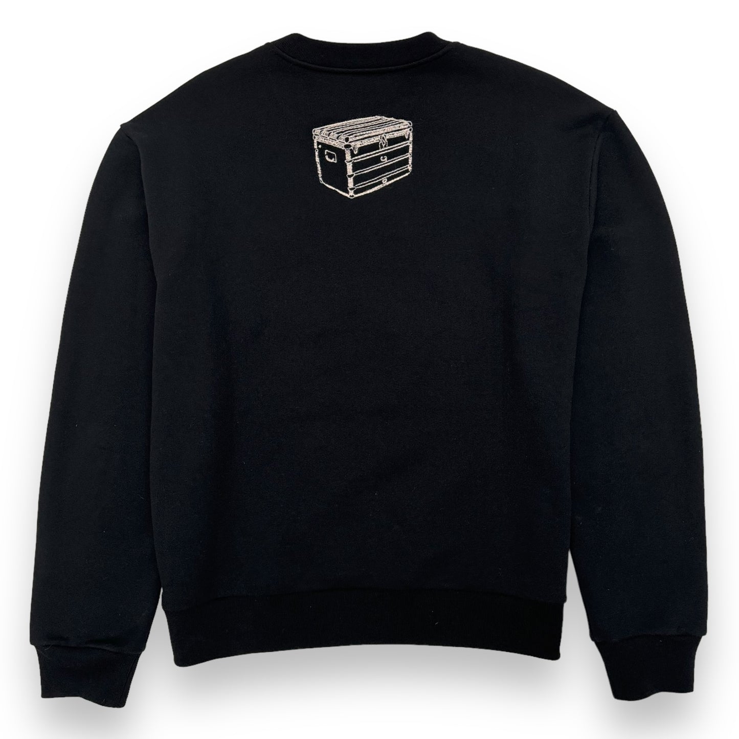 LOUIS VUITTON FW23 CREWNECK SWEATSHIRT BLACK L