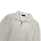 THOM SWEENEY WOOL / CASHMERE HALF-ZIP SWEATER CREAM L