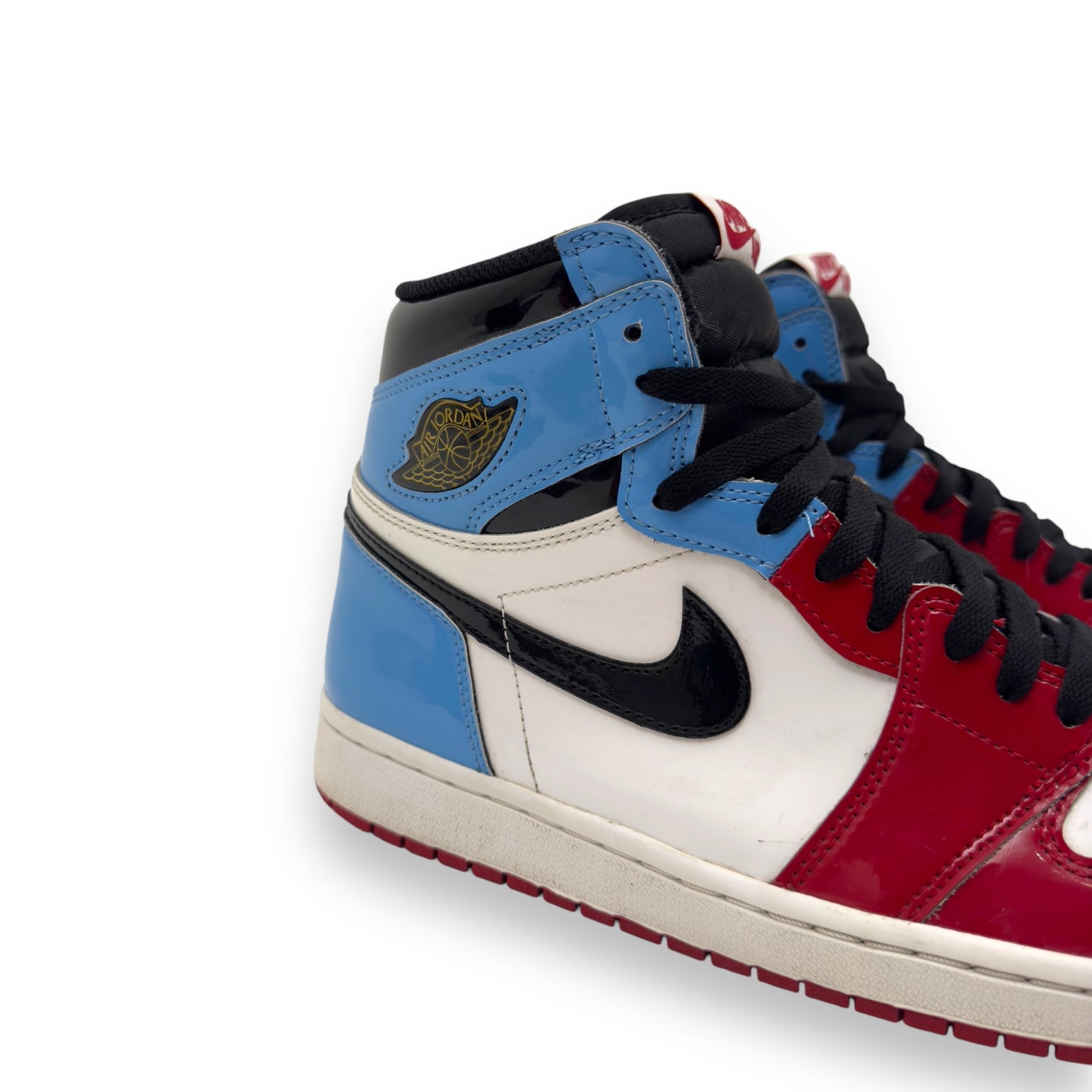 NIKE AIR JORDAN 1 RETRO HIGH FEARLESS UNC CHICAGO RED / BLUE UK10