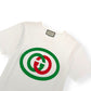 GUCCI GG OVERSIZED INTERLOCKING LOGO T-SHIRT IVORY S