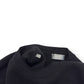 DIOR LOGO PATCH CREWNECK WOOL SWEATER BLACK L