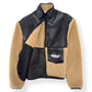 MONCLER GENIUS FLEECE JACKET BEIGE / BLACK M