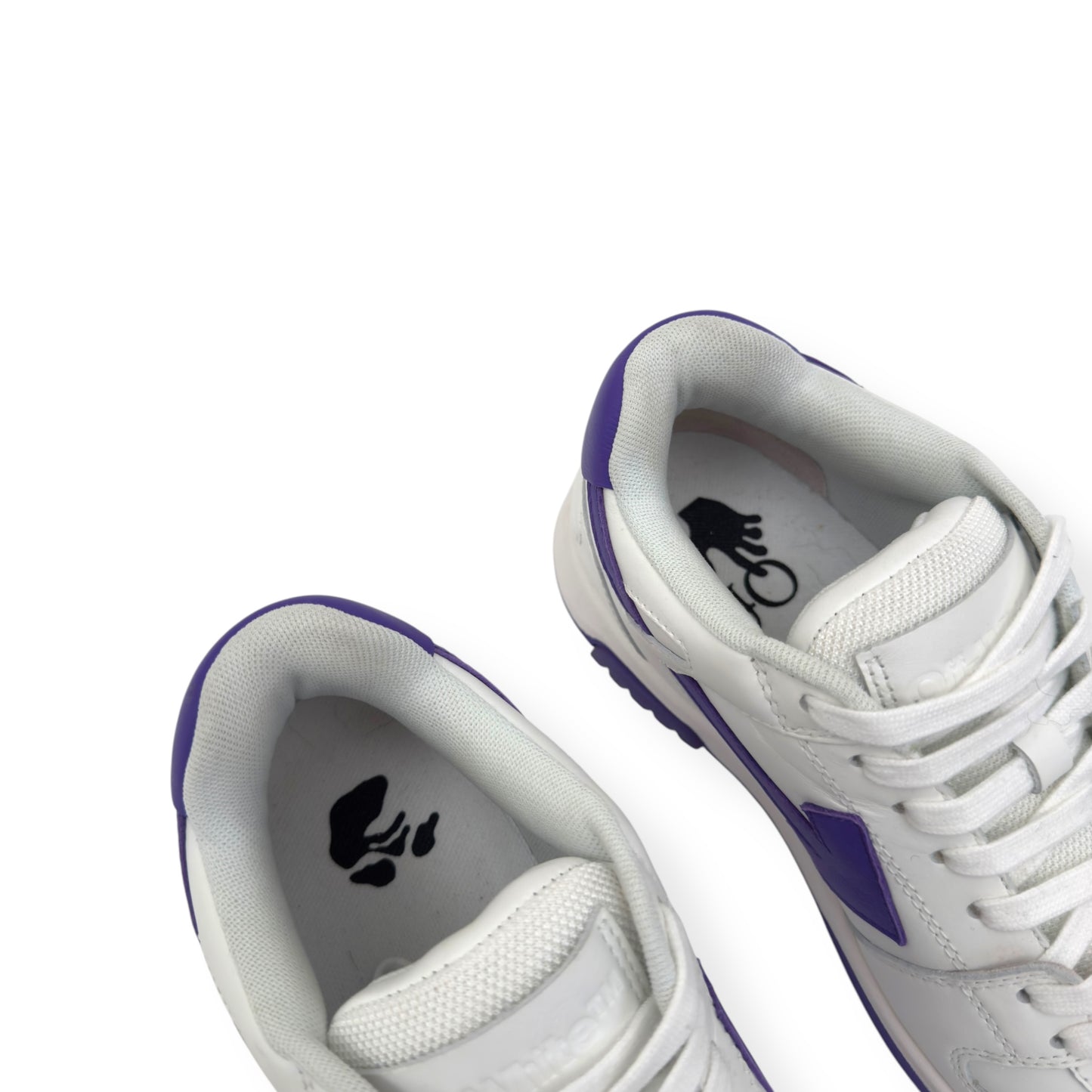 OFF-WHITE WOMENS OUT OF OFFICE LOW TOP SNEAKER WHITE / PURPLE 38 / UK5