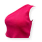 JACQUEMUS LA MAILLE ASCU ONE-SHOULDER TOP PINK 36 / S