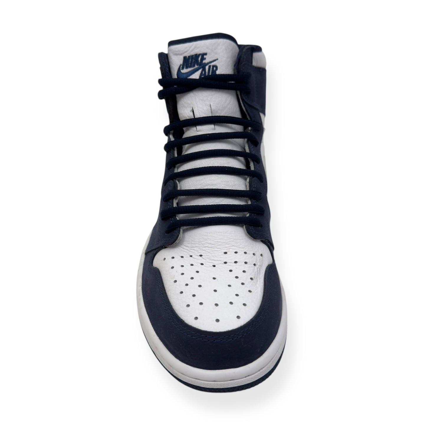 NIKE AIR JORDAN 1 RETRO HIGH TOP SNEAKER MIDNIGHT NAVY UK9