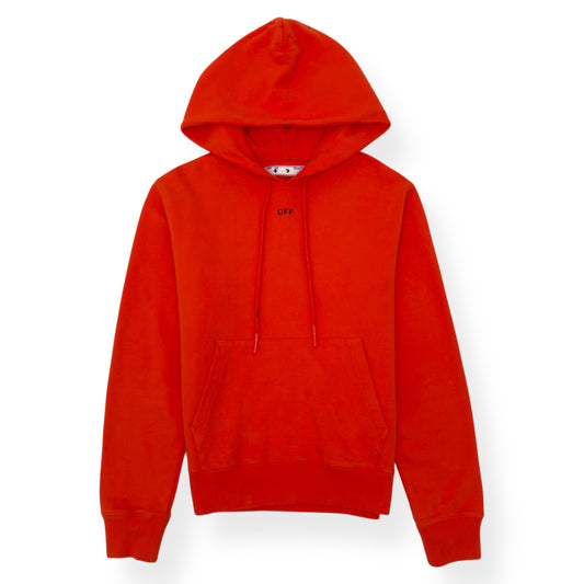 OFF-WHITE VIBE ARROW HOODIE ORANGE M