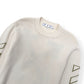 OFF-WHITE ARROW DIAG OUTLINE KNITTED SWEATER TOFU / GREEN XL