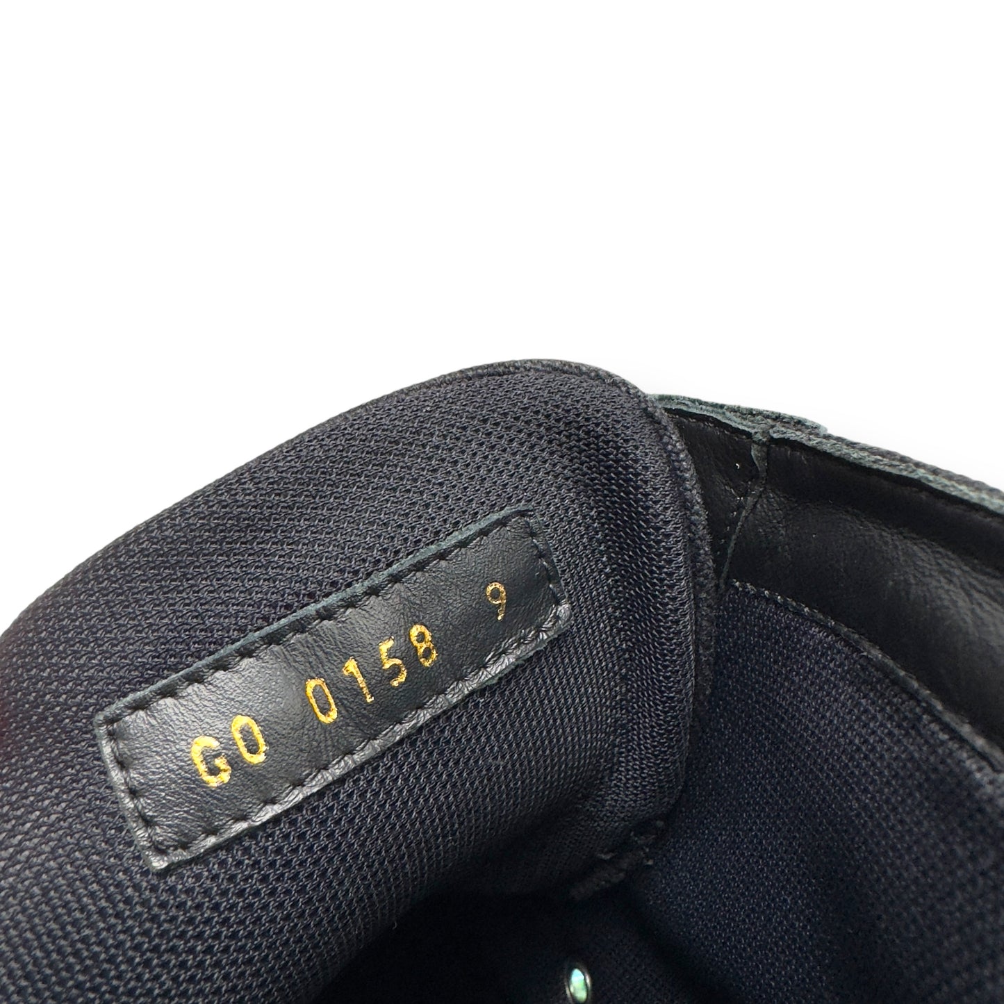 LOUIS VUITTON HIGH TOP SNEAKER BLACK / WHITE UK9