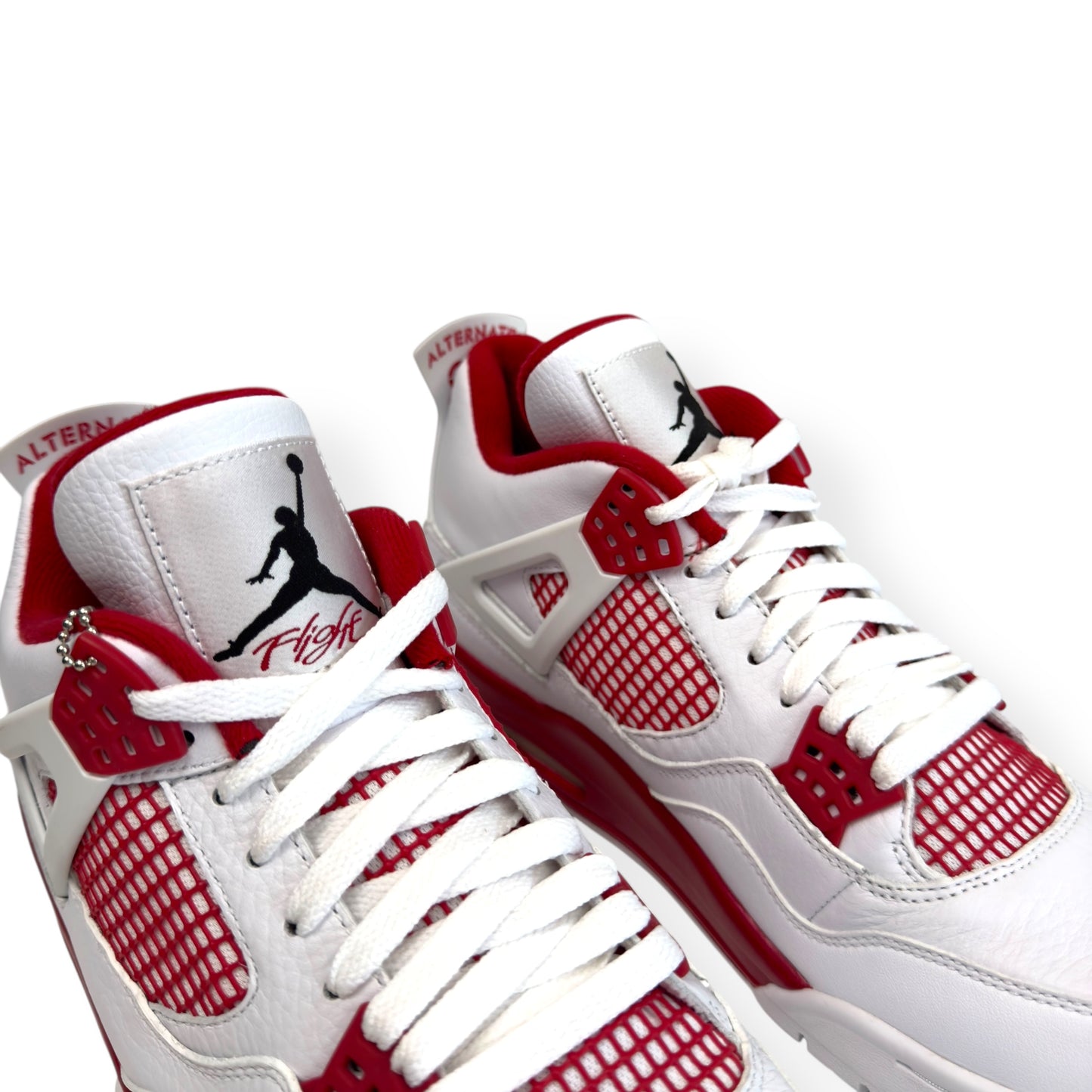 JORDAN 4 RETRO SNEAKER ALTERNATE 89 RED / WHITE UK9.5