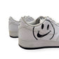NIKE AIRFORCE 1 LOW TOP SNEAKER ‘HAVE A NICE DAY’ WHITE UK9.5