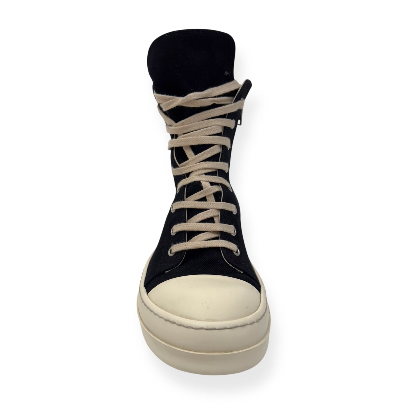 RICK OWENS DRKSHDW HOLLYWOOD HIGH TOP SNEAKER DARK DUST / MILK UK8