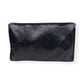 GUCCI GG EMBOSSED CLUTCH BAG BLACK S