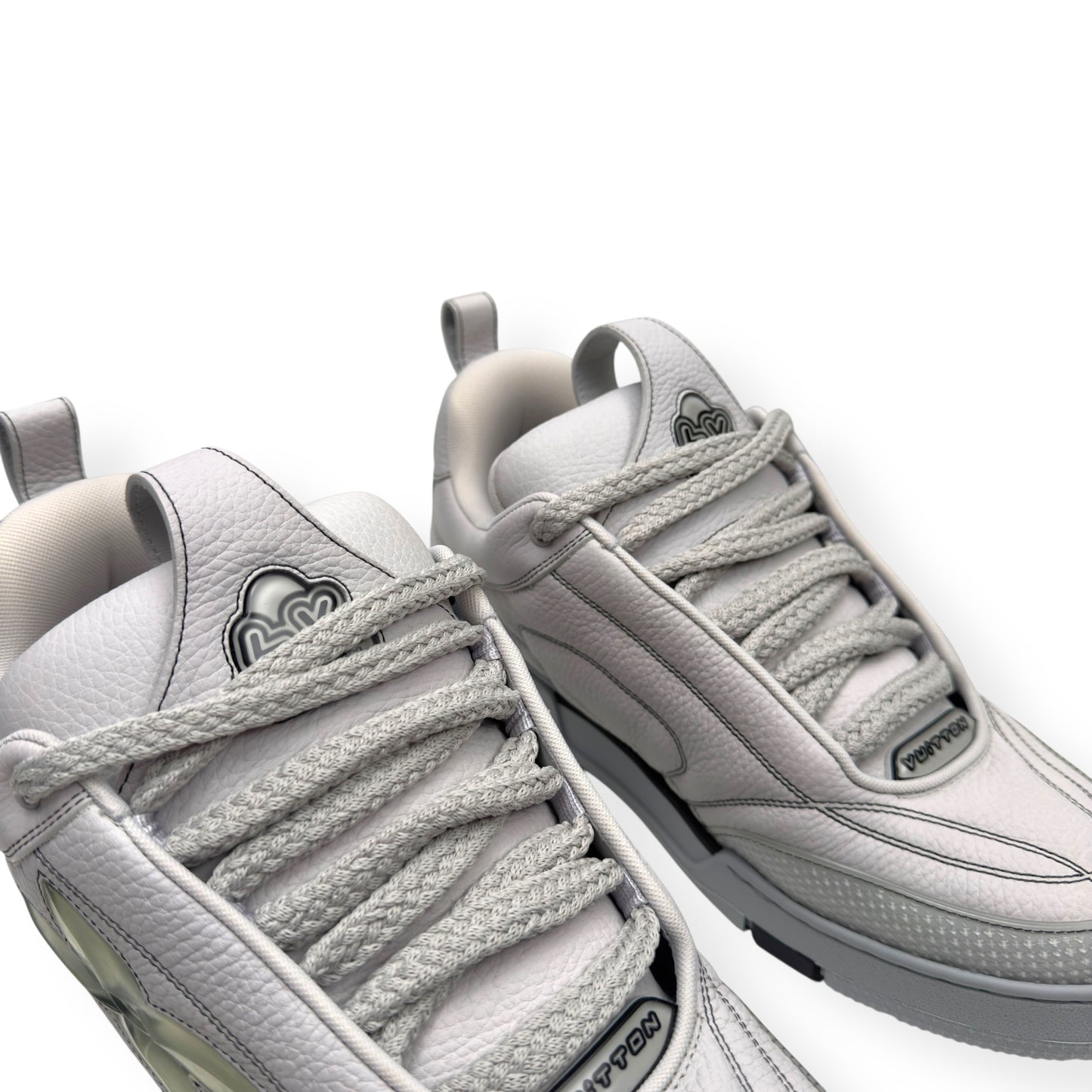 LOUIS VUITTON LV SKATE SNEAKER GREY UK10