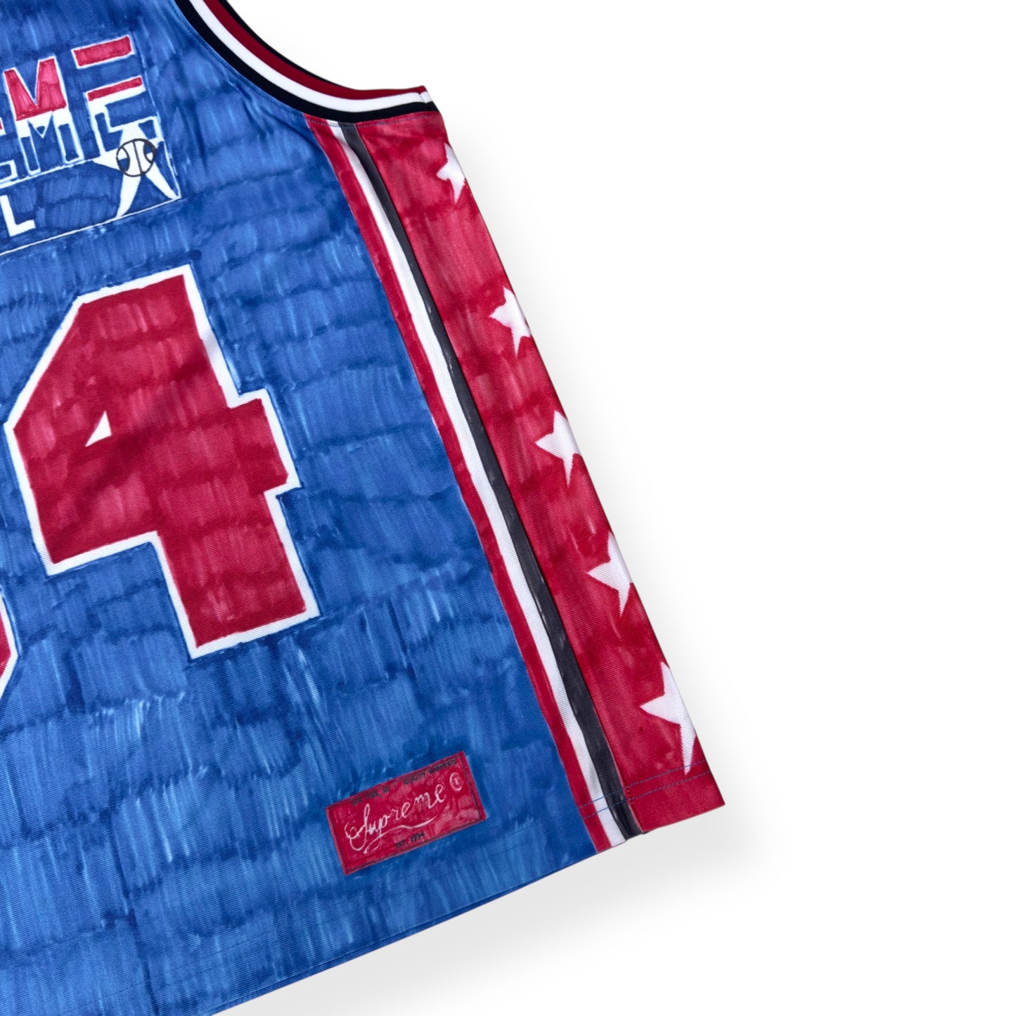 SUPREME MARKER BASKETBALL JERSEY VEST RED / BLUE / WHITE L