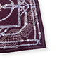 LOUIS VUITTON LV DYNASTY SILK BANDANA BURGUDNY