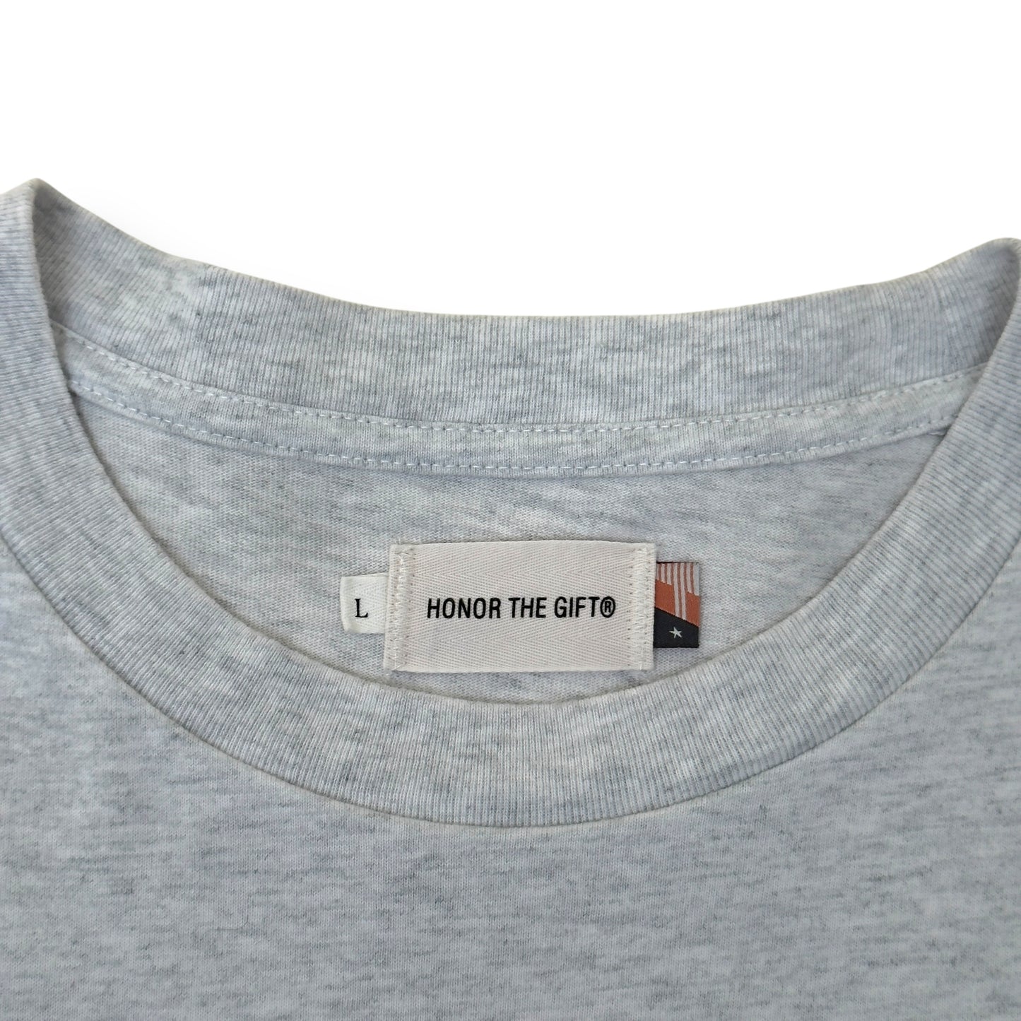 HONOR THE GIFT HTG DEDICATION T-SHIRT HEATHER GREY L