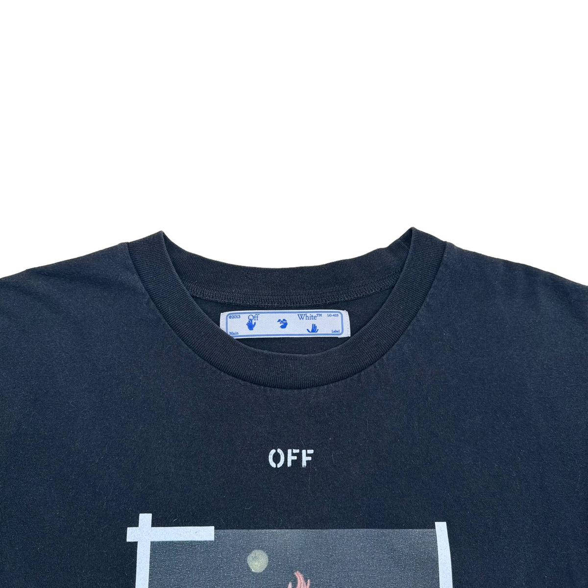 OFF-WHITE T-SHIRT BLACK XL