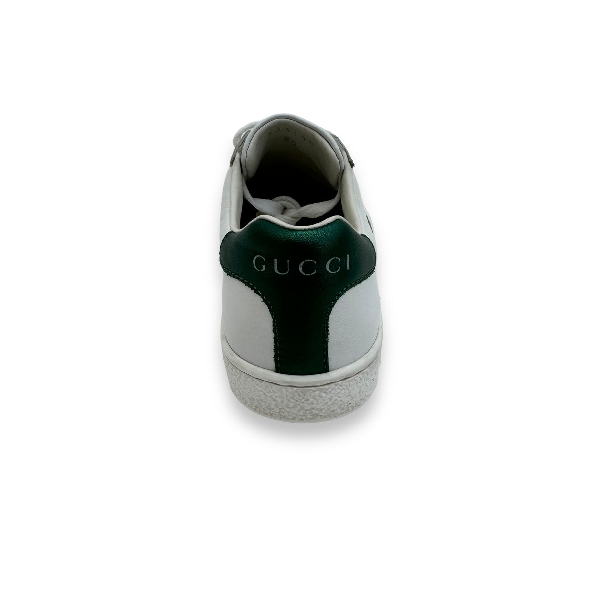GUCCI ACE LEATHER SNEAKER WHITE UK11.5