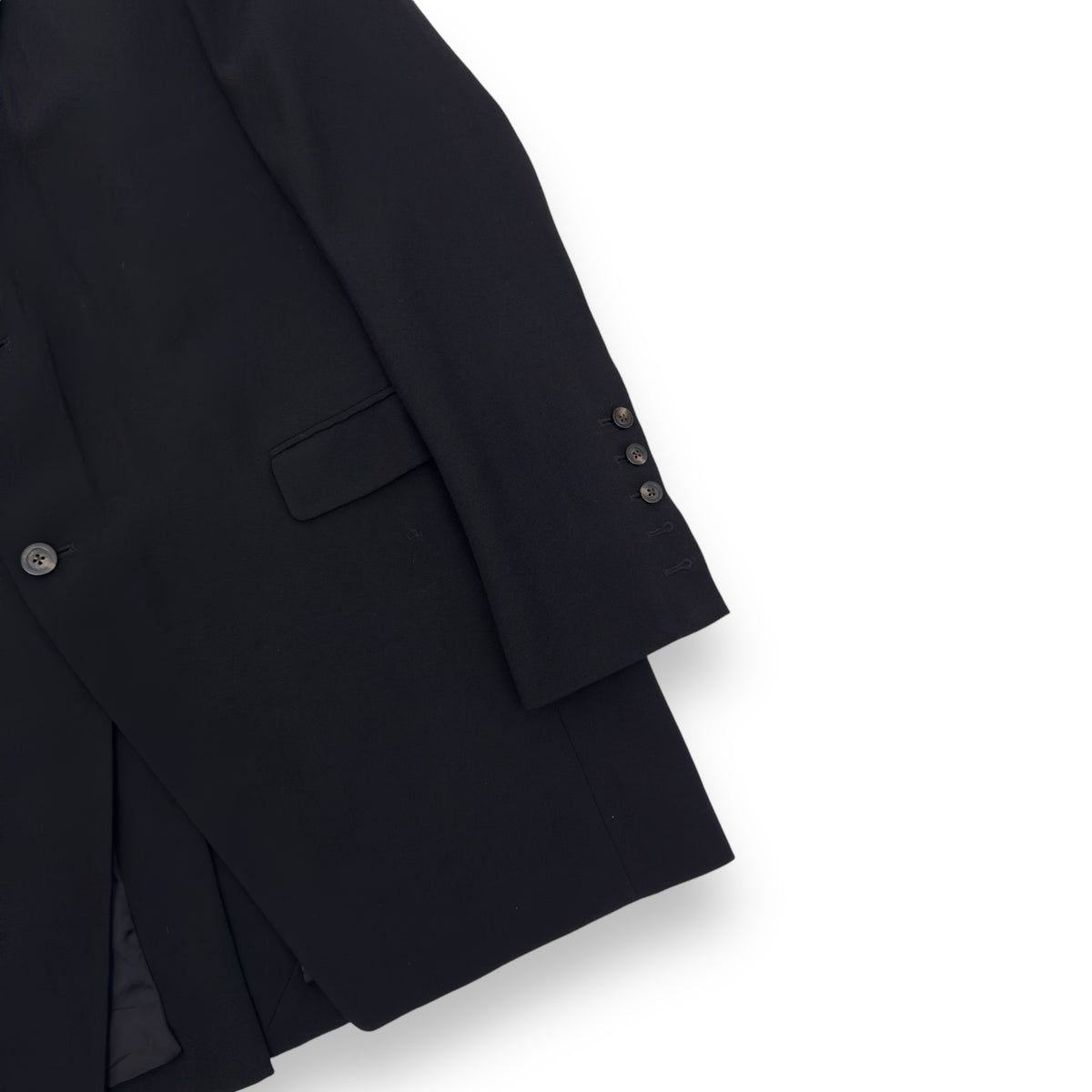 RICK OWENS TECUATL SS20 TATLIN WOOL BLAZER JACKET BLACK L