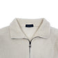THOM SWEENEY WOOL / CASHMERE HALF-ZIP SWEATER CREAM L