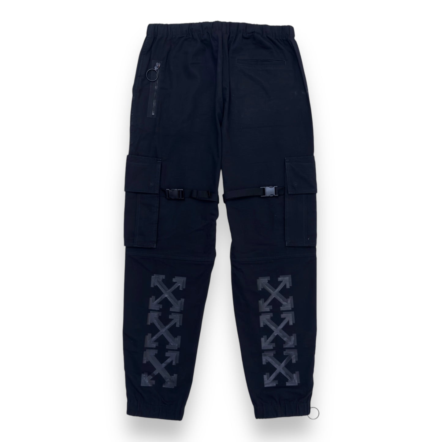 OFF-WHITE ARROWS CARGO TROUSERS BLACK S